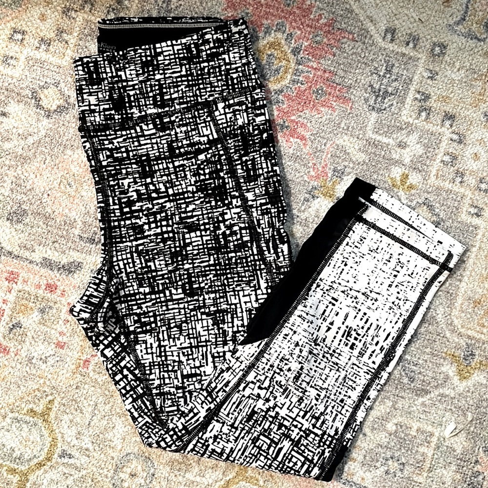 Calvin Klein Performance Mesh Insert Crop Legging